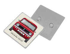 Mini 1275 GT 1974-76 Square Fridge Magnet